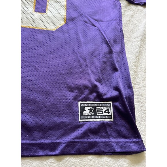 Vintage 90s Starter Minnesota Vikings Cris Carter Jersey #80 Men's Size XL - 54 - Picture 3 of 9